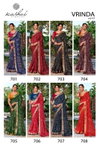 Vrinda Vol 7 By Kashvi Marshmello Bandhej Saree Wholesale Price In Surat

